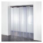 PVC Strip Curtain Heavy Duty DOUBLE RIBBED Kit - 1m (w) x 2.5m (d) - 200mm x 2mm