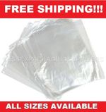 CLEAR POLYTHENE BAGS REUSABLE MULTI LISTING ALL SIZES