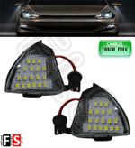 2 X VW CAR UNDER MIRROR PUDDLE LIGHTS WHITE LED CANBUS ERROR FREE DIRECT FIT