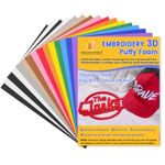 New brothread - 15PCS Embroidery Puffy Foam 9″x12″ (23cmx30.5cm) Large Size 3...