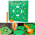 Square Seeding Sowing Template Garden Seed Spacer Tool Coded Spacing Grow