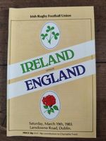 Ireland v England 5N 5 Nations Official Rugby Programme 1983 Lansdowne Road