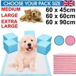 HEAVY DUTY LARGE PUPPY TRAINING PET PADS FLOOR WEE PEE TOILET PAD DOG CAT MATS