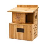 Squirrel House Nesting Box Bird Nature Animals Safety Wooden Nest Protector