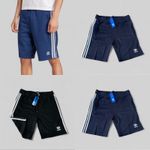 MENS ADIDAS ORIGINALS 3 STRIPES TERRY COTTON SWEAT SHORTS