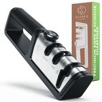 Knife Sharpener Multi Function - Repair and Restore - 3 Stage - Olivers Kitchen