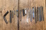 JOBLOT OF CARBIDE TIPPED LATHE TURNING TOOLS METALWORKING LATHE MYFORD ENGINEER 