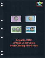 $10.00 Scott Value - 2012 ANGUILLA Coins Vintage Numismatics CV MNH NH UMM
