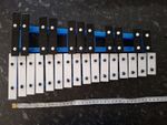 ProKussion Blue 27 Key Chromatic Glockenspiel Xylophone with 2 Beaters and Box
