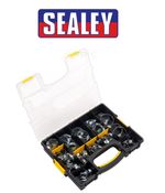 Sealey 85 x Hose Clips Clamps 8mm-57mm Jubilee Clip Clamp Assorted Box, SHC85AC