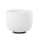 CVNC 432Hz 12 "C Frosted Root Quartz Crystal Singing Bowl Chakra for Sound Bath
