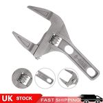 Adjustable Spanner Wrench Plumbers Nut Key Hand Tool fr Bathroom Washbasin