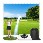 3D Golf Simulator Impact Screen, High‑Definition Golf Practice Display Screen