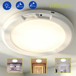 Battery Ceiling Light Motion Sensor Light Magnetic Wall Light 4000mAh for Porch