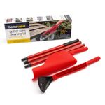 Industrial Valet Extendable Gutter Care Cleaning Tool Leaf Moss Grabber & Scoop