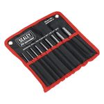 Sealey AK9109 Premier Roll Pin Punch Set Imperial 1/8-1/2" 9pc