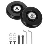 Set of 1 Luggage Wheels Replacement 60 x 18 Mm/2.4" x 0.7" for Suitcase