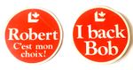 Bob Bockstael 1978-80 Liberal Party large stickers - Canadian politics Manitoba