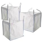 20 x New FIBC Bulk Builders Garden Jumbo1 ton tonne Bag Waste Sacks Next Day Del