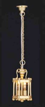 Dolls House Working Hanging Cage Ceiling Light 1:12 Scale Miniature 5017 tumdee