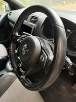 VW GOLF MK7 TYPE "R" LEATHER,MULTIFUNCTION,FLAT BOTOM STEERING WHEEL 