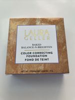 Laura Geller Baked Balance N Brighten Powder Foundation In Light BRAND NEW