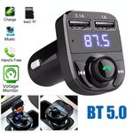 Bluetooth FM Transmitter Car Kit MP3 Player USB Charger Handsfree Adapter UK