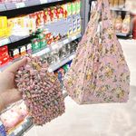 Shopping Bag Bubble Foldable Stretch Bag Magic Stretch Puff Bag Travel.
