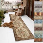 Hallway Runner Mat Modern Non Slip Large Rugs Living Room Patio Outdoor Carpet