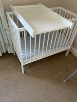 Kiddicare Baby Changing Cot Top Topper 86 x 52cm White