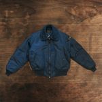 Vintage 80s USAF B-15D Flight Bomber Aviator Military Jacket Air Force Men Large