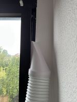 140mm Portable Air Conditioner Window Vent Adapter for Tilt Windows