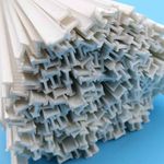 ABS Styrene Plastic I Beam Girder Rolled Steel Joist Section Model Building DIY