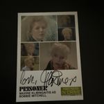 Signed Prisoner Cell Block H Maxine Klibingaitis   A6 Fan Card