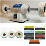 Metal Polishing Buffing Machine - Bench Buffer Polisher Steel Alloy Aluminium