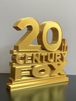 20th Century Fox Movie Decorative  Display Collectible Logo Memorabilia Stand