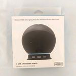 Mission Charging Hub 3 USB Charging Ports for Amazon Echo 4th Gen Black
