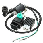 Ignition Coil CDI Unit Rectifier Regulator For 125/140cc Pit Dirt Bike Black