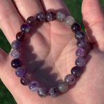Amethyst Beaded Bracelet | Minimal Crystal Jewellery