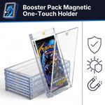 Booster Pack Display Case Acrylic Protector - Magnetic One Touch Pack Holder TCG