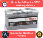 S5A13 Bosch S5A AGM (019AGM) Heavy Duty Car Battery 5 Year Warranty