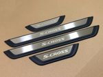 For Suzuki S-Cross 2026 Accessories Door Sills Protector Scuff Plate Cover Trim