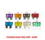 Standard Car Blades Fuses 3A 5A 7.5A 10A 15A 20A 25A 30A Auto Car Fuses Bike