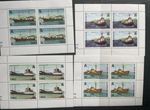 TUVALU 1978 Ships set in Blocks of 4 MNH Set Of 4