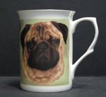 Pug Dog Fine Bone China Mug Cup Beaker