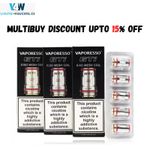 VAPORESSO GTi Mesh Replacement Coils 0.15Ω 0.2Ω 0.4Ω 0.5Ω GTI Head - Pack of 5