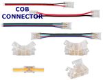 LED COB Strip Connector Wire Cable For Single Colour/CCT/RGB/RGBW Strip Light