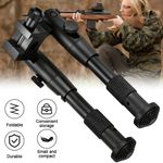 FoldableSwivel Bipod Spring Picatinny Rail Tactical Bipod Mount Stud Air Rifle