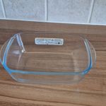 PYREX Daily Clear Glass Rectangular Baking Dish 2.0-2.4L Lid 220°C