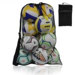 Ball Carry Bag Mesh Football Bag Soccer Carrying Sack Basketball Storage Bag